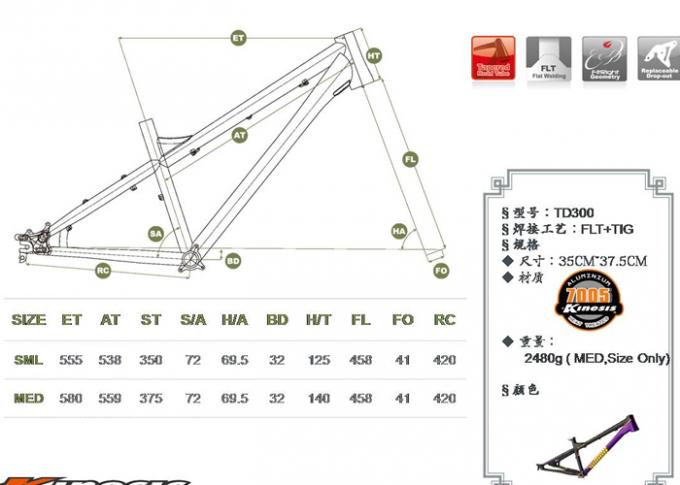 4X / Marcos de la bici de Slopestyle, marco negro de Bmx de 26 pulgadas con marginados posteriores