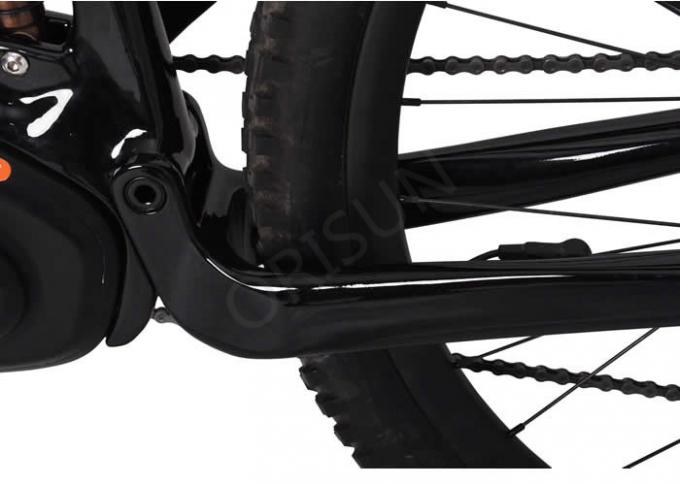 Marco eléctrico de la bici del camino de la fibra de carbono, marco completo de la bicicleta del carbono de la suspensión