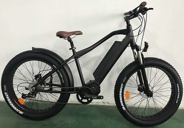 China la bici gorda eléctrica de aluminio 26er, mediados de - conduzca la bici eléctrica negra 1000w proveedor