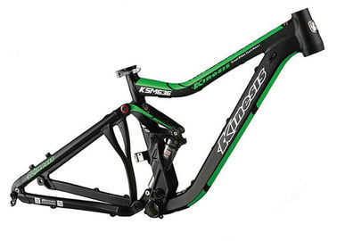 China Aleación de aluminio estructura del peso ligero del color negro/verde de todo el de montaña marco de la bici proveedor