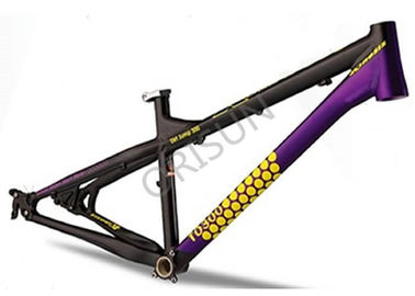 China 4X / Marcos de la bici de Slopestyle, marco negro de Bmx de 26 pulgadas con marginados posteriores proveedor