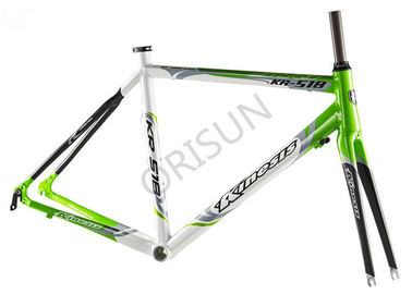 China Aleación de aluminio de encargo que compite con el marco de la bicicleta, marcos de la bici del ciclismo en ruta de los 50cm proveedor