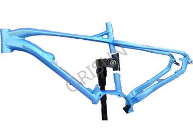 China Color azul del mediados de la impulsión marco de aluminio eléctrico de la bici con la batería ocultada proveedor