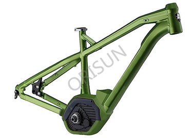 China Suspensión completa eléctrica de aluminio verde del marco XC Hardtail de la bici de 27,5 pulgadas proveedor