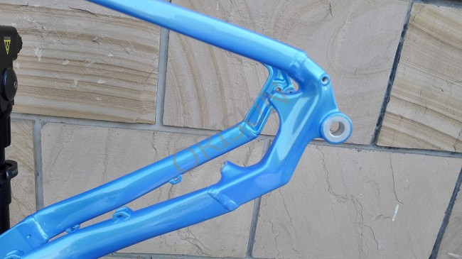 27,5 pulgadas más el color azul de la bici impulsión eléctrica del marco de la mediados de para Mtb Ebike