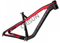 China Los marcos rojos/anaranjados de la bici de Hardtail Mtb, 27,5 avanzan lentamente el marco de la bici de la aleación de aluminio compañía