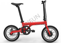 China 200 - 250w bici eléctrica plegable, estructura compacta de la bici eléctrica sin cepillo de 16 pulgadas fábrica
