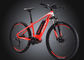 Bici de montaña eléctrica del aluminio 27,5 diseño de lujo negro/rojo de 11.6AH proveedor
